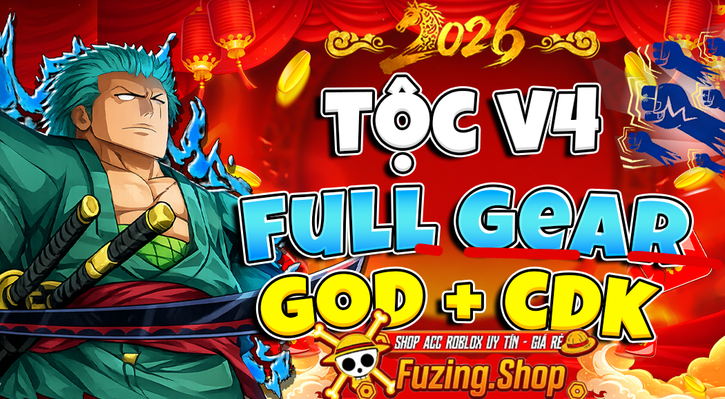 Acc Tộc V4 Full Gear - God - CDK - SGT